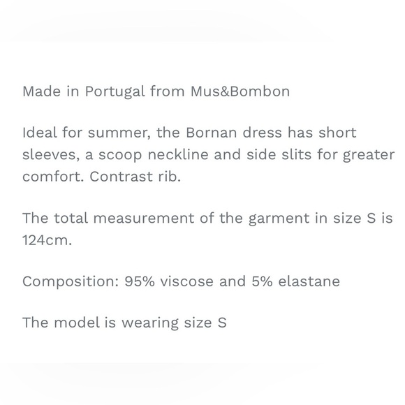 New Mus & Bombon Bornan Raya Azul Maxi Striped Dress  Sz S Viscose - Picture 5 of 12